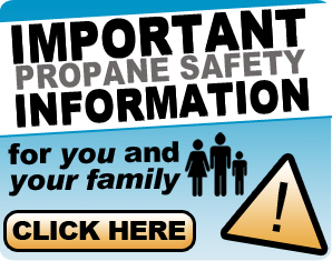 Important propane safety information infographic